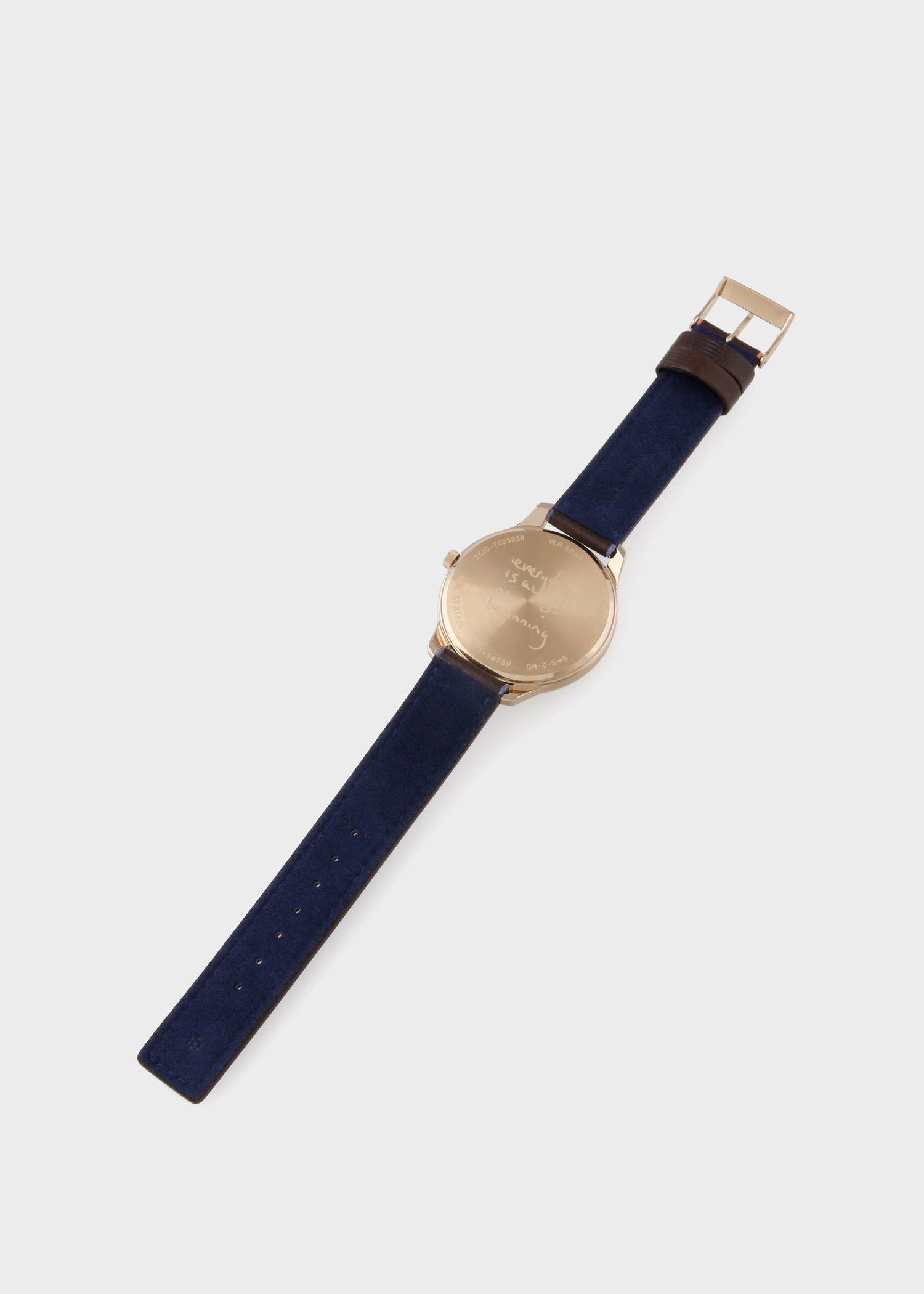 9,600円【美品】ポールスミス 腕時計 クロノグラフ ゴールド ザシティ