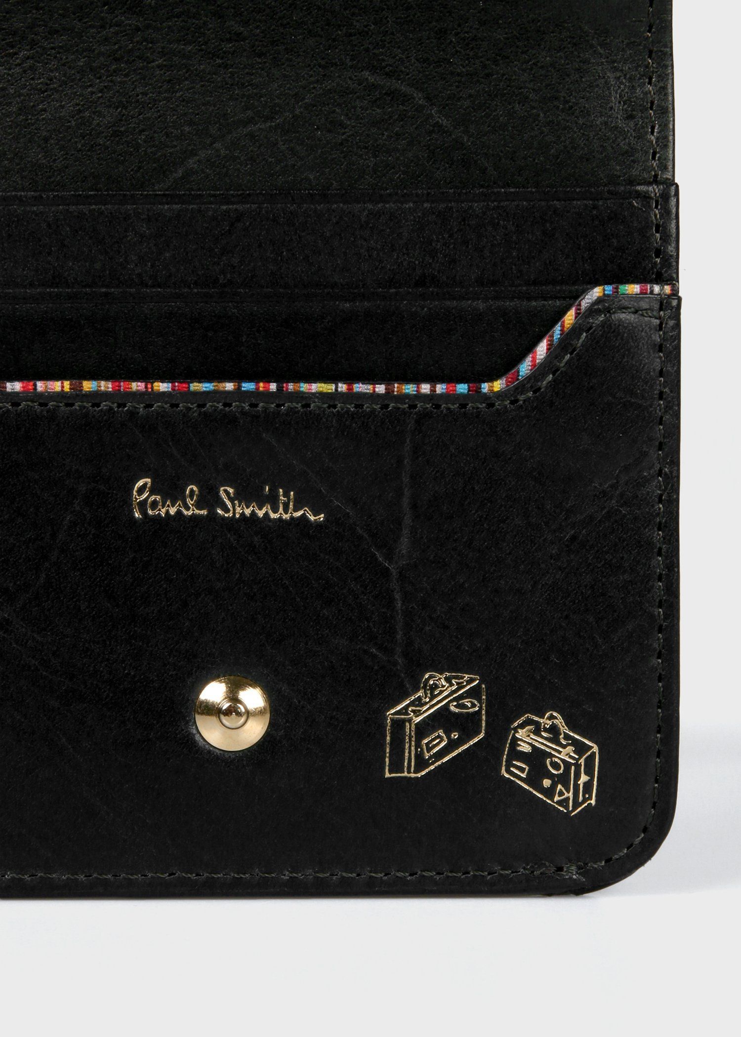 【新品未使用】ポールスミス 二つ折り財布305 ブラック新品未使用