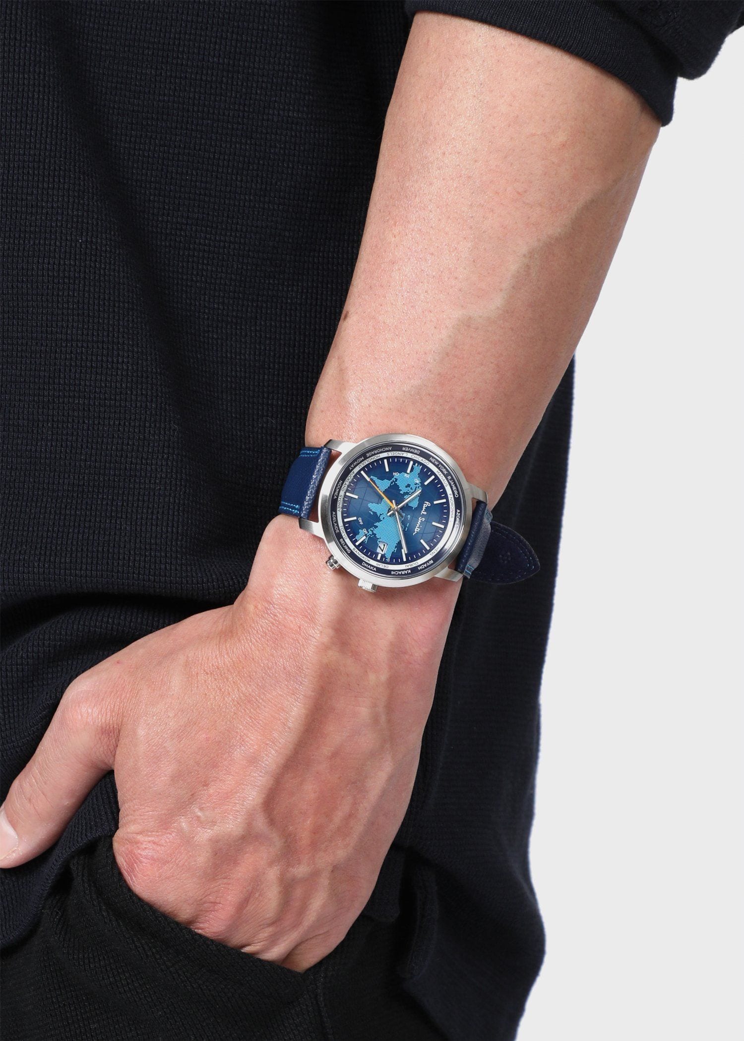 保証書【新品未使用】ポールスミス 腕時計 World Traveller