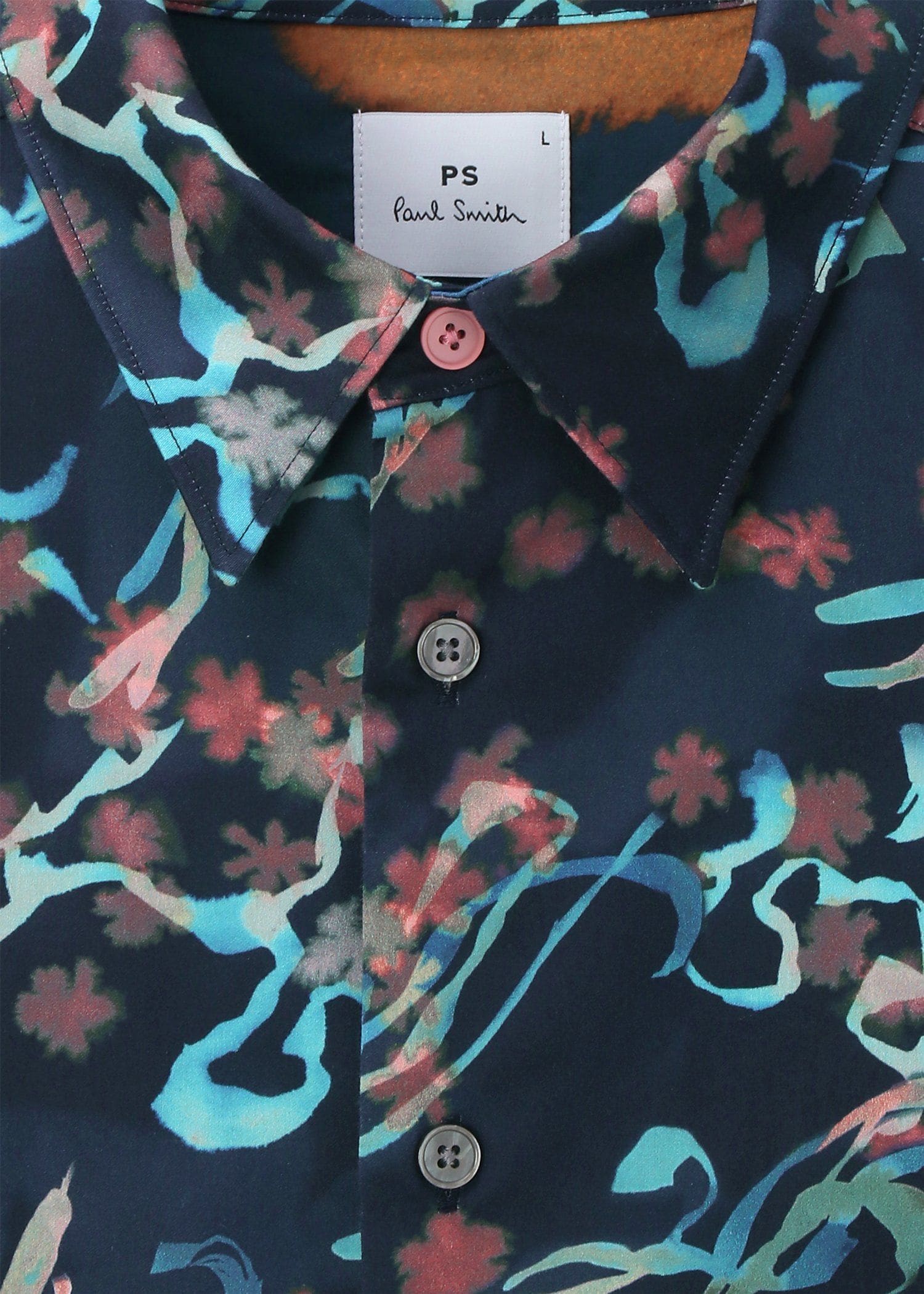 Paul Smith ポールスミス 花柄 MUTED FLORAL シャツ生地コットン - シャツ