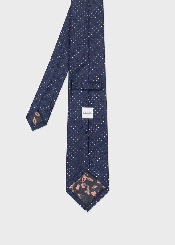 ✨美品　ポールスミス　ドレスシャツ　XL 花柄　ネクタイ　ストライプ　セット　紺10シャツネクタイセット