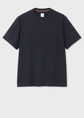 ネックラインロゴ Tシャツ（ネイビー） ｜ポール・スミス