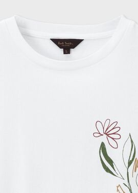 ムアランズフローラルプリント Tシャツ（ホワイト） ｜ポール・スミス