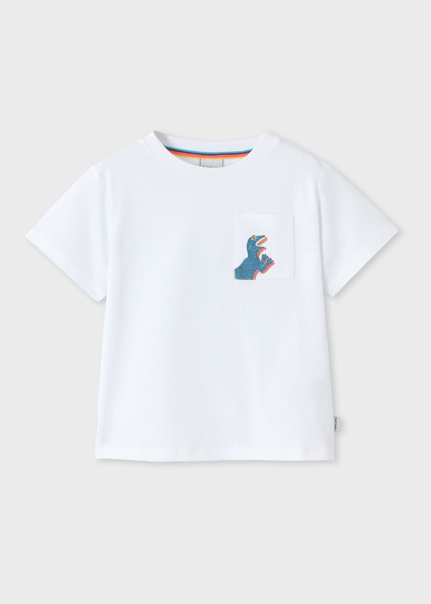 ボーイズ ディノポケット Tシャツ（ホワイト） ｜ポール・スミス