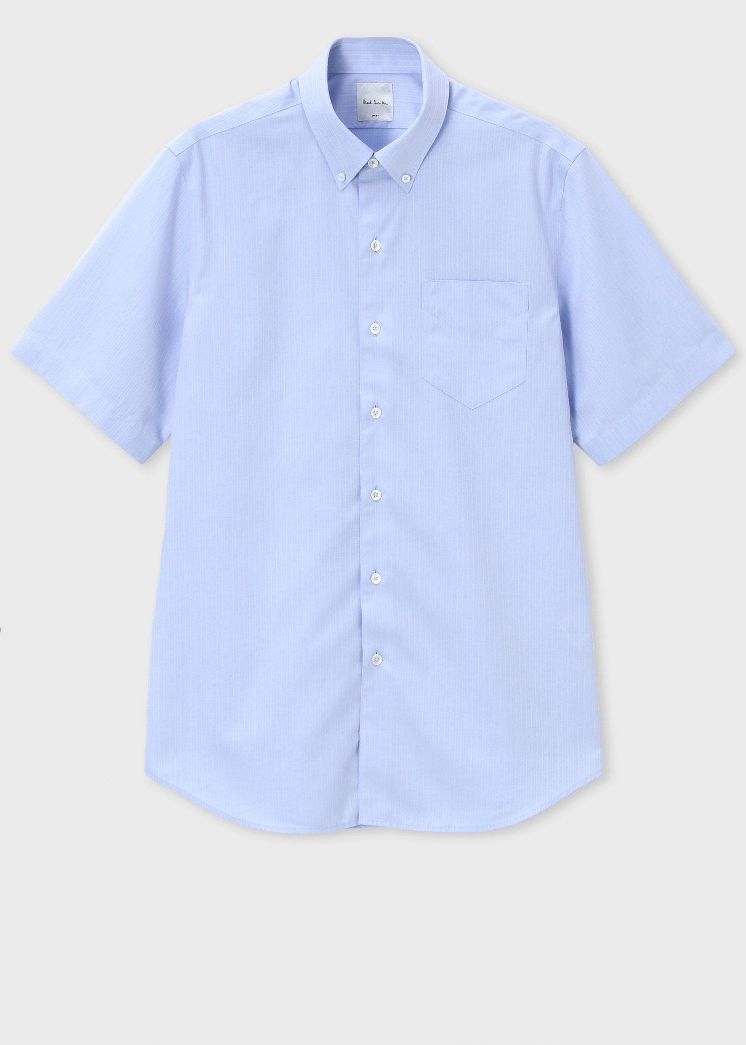シャドーストライプ 半袖ドレスシャツ（ライトブルー） ｜ポール・スミス