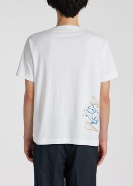 ムアランズフローラルプリント Tシャツ（ホワイト） ｜ポール・スミス