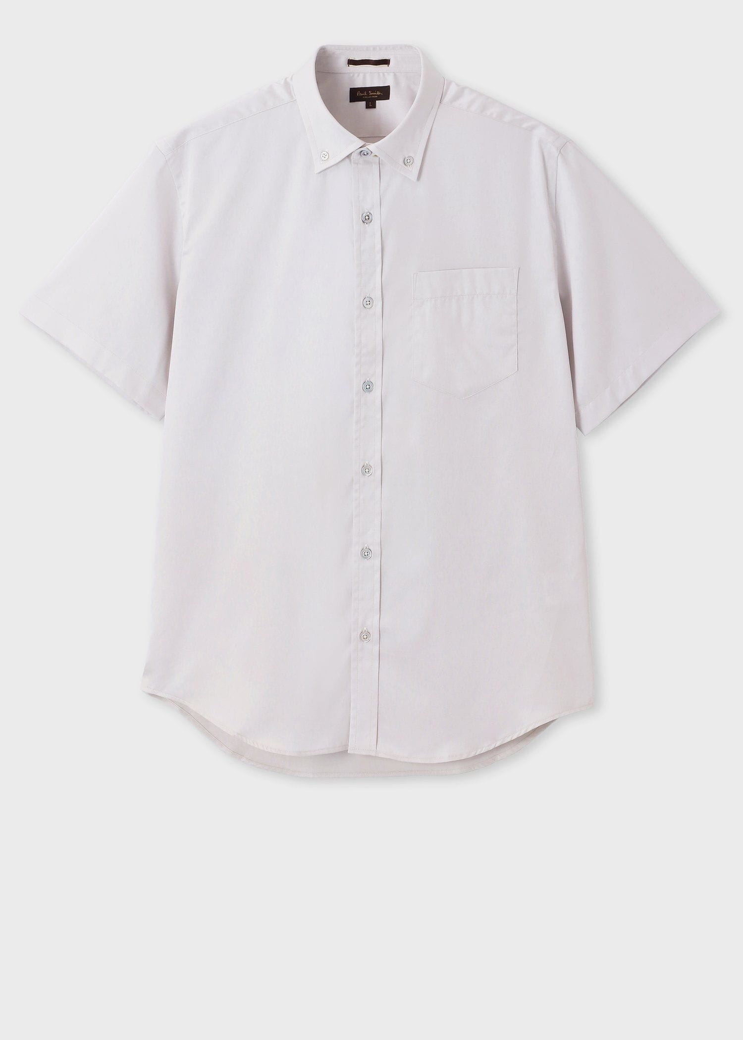 コットンツイル ドレスシャツ（ライトグレー） ｜ポール・スミス