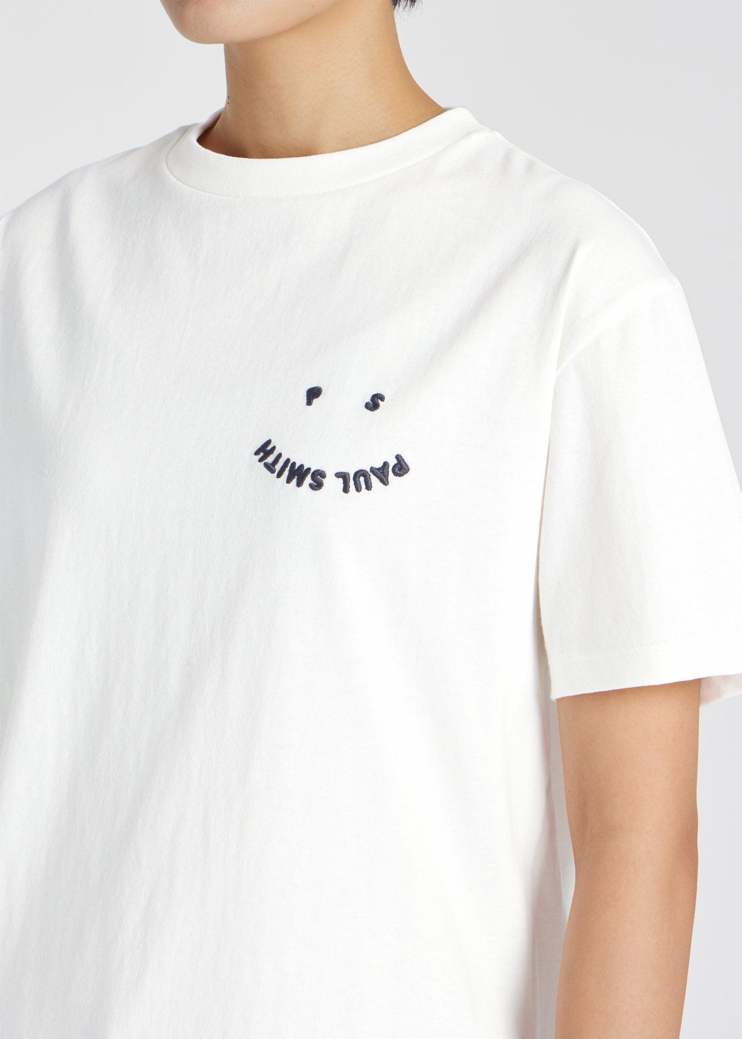 ウィメンズ "Happy" 半袖Tシャツ