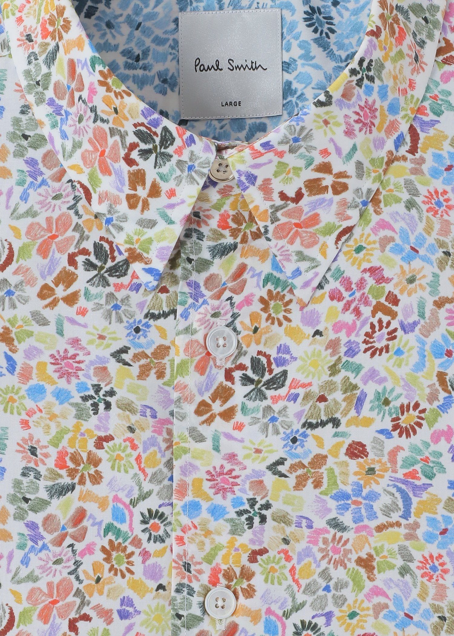 "Pencil Floral" シャツ