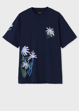 ボタニカルエンブロイダリー Tシャツ