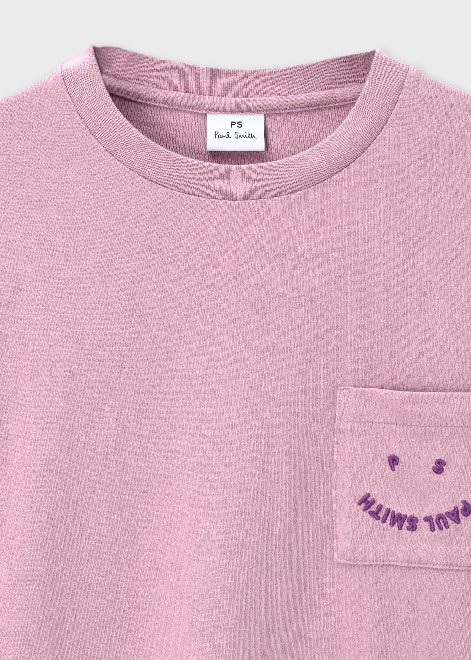 ウィメンズ "Happy" ヴィンテージ 長袖Tシャツ