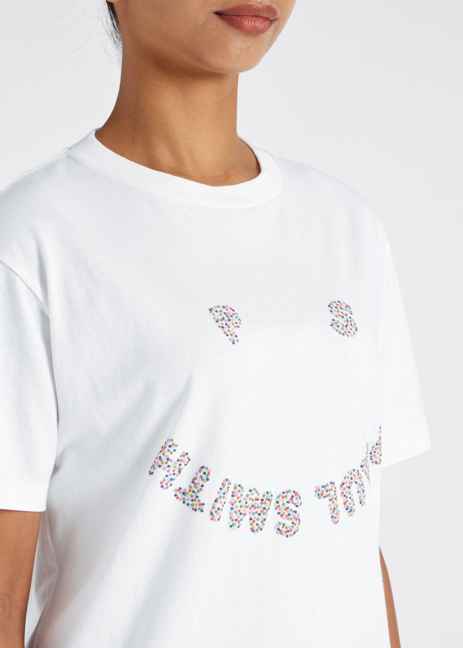 ウィメンズ "PS Happy Dot" 半袖Tシャツ