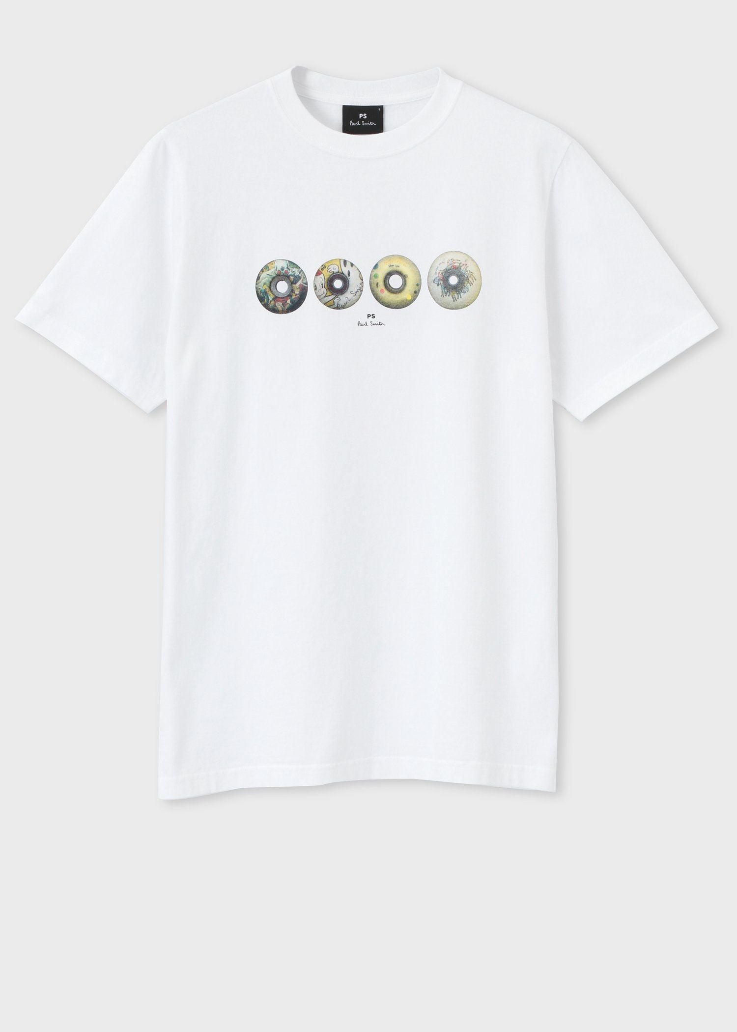 "Four Wheels" プリントTシャツ