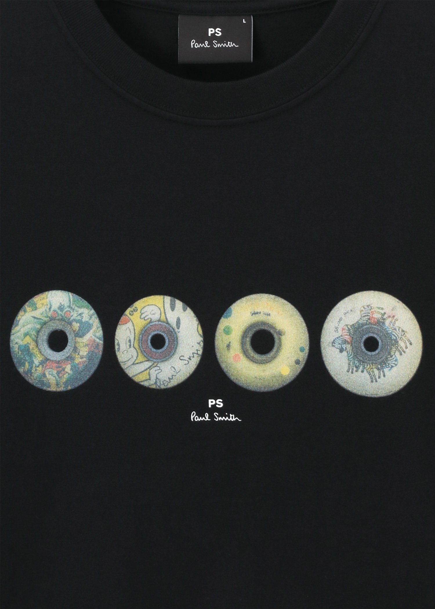 "Four Wheels" プリントTシャツ