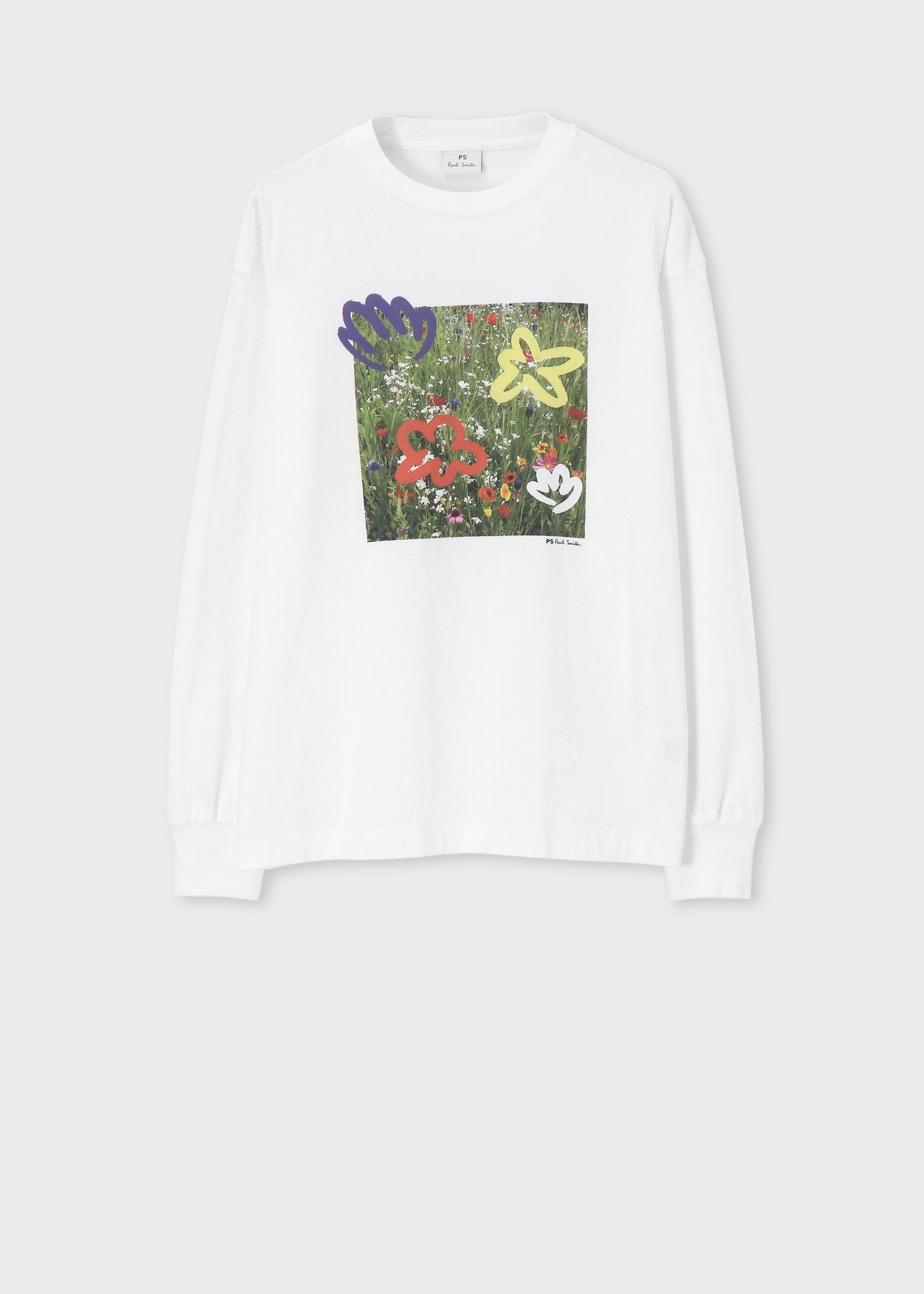 ウィメンズ "Wild flowers" 長袖Tシャツ