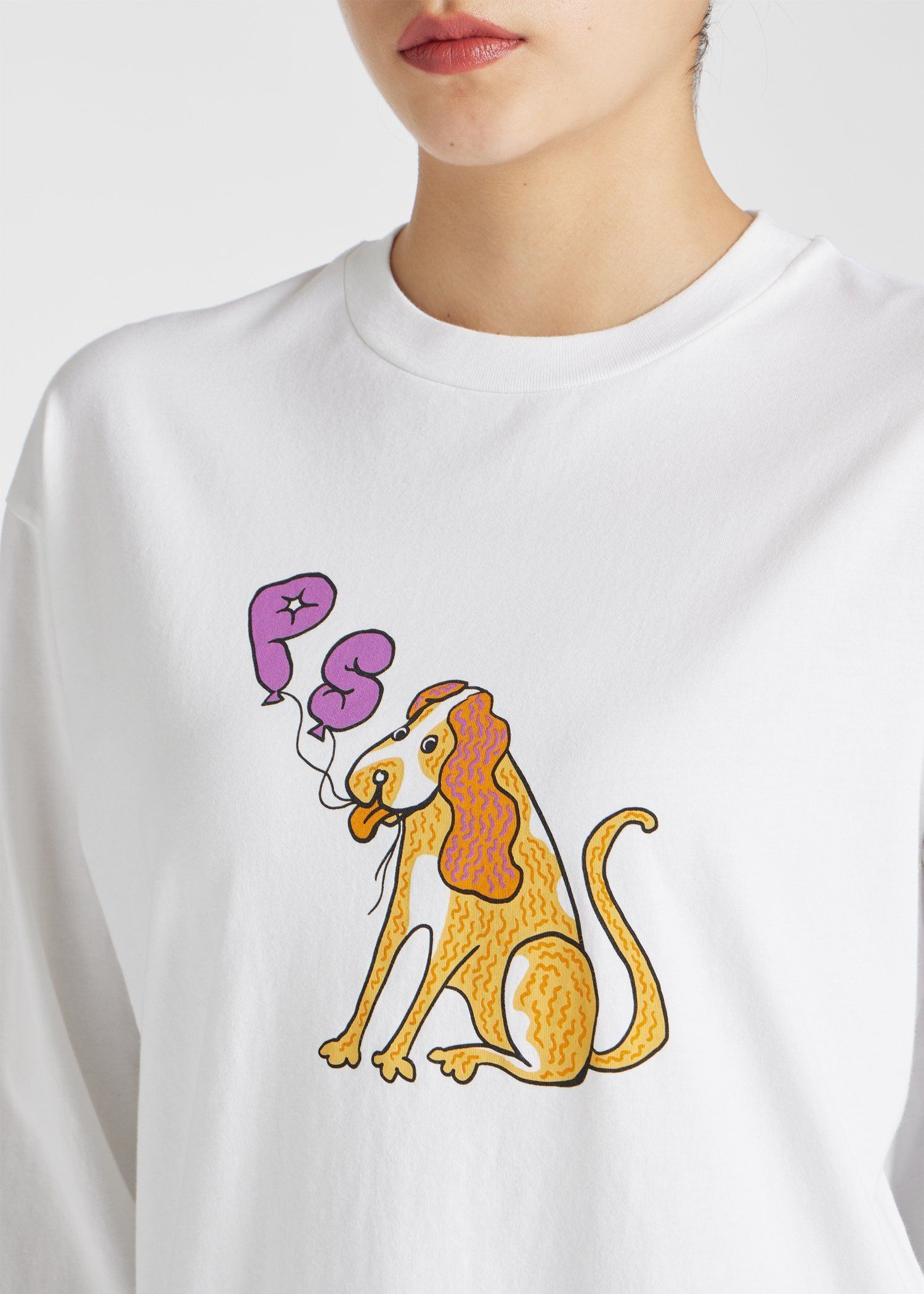 ウィメンズ "Spaniel" 長袖Tシャツ