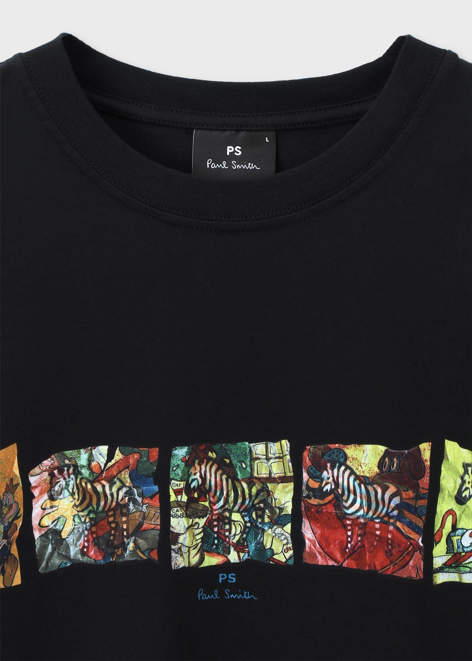 "Zebra Comic" ロングスリーブTシャツ