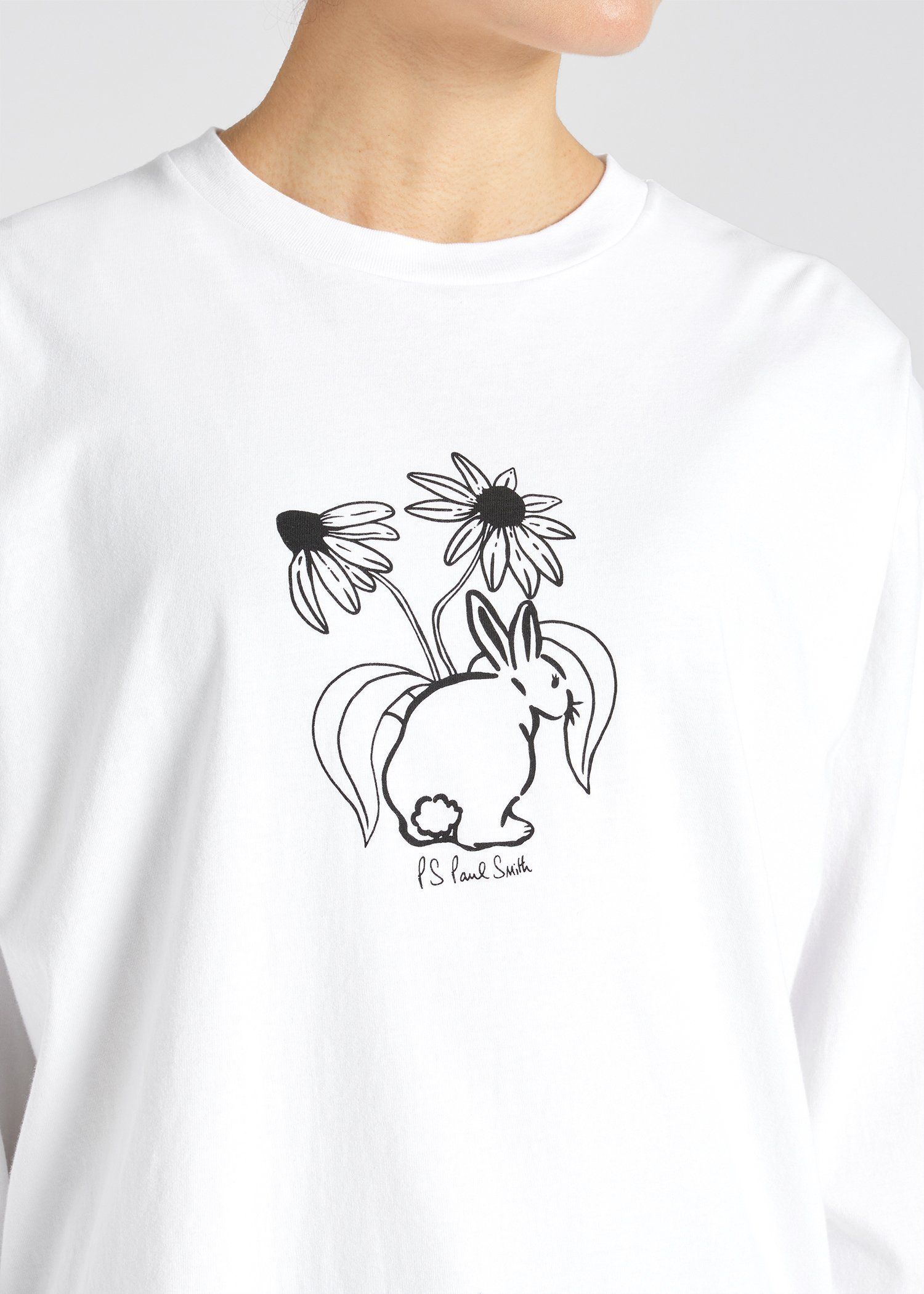 ウィメンズ "Daisy Bunny" 長袖Tシャツ