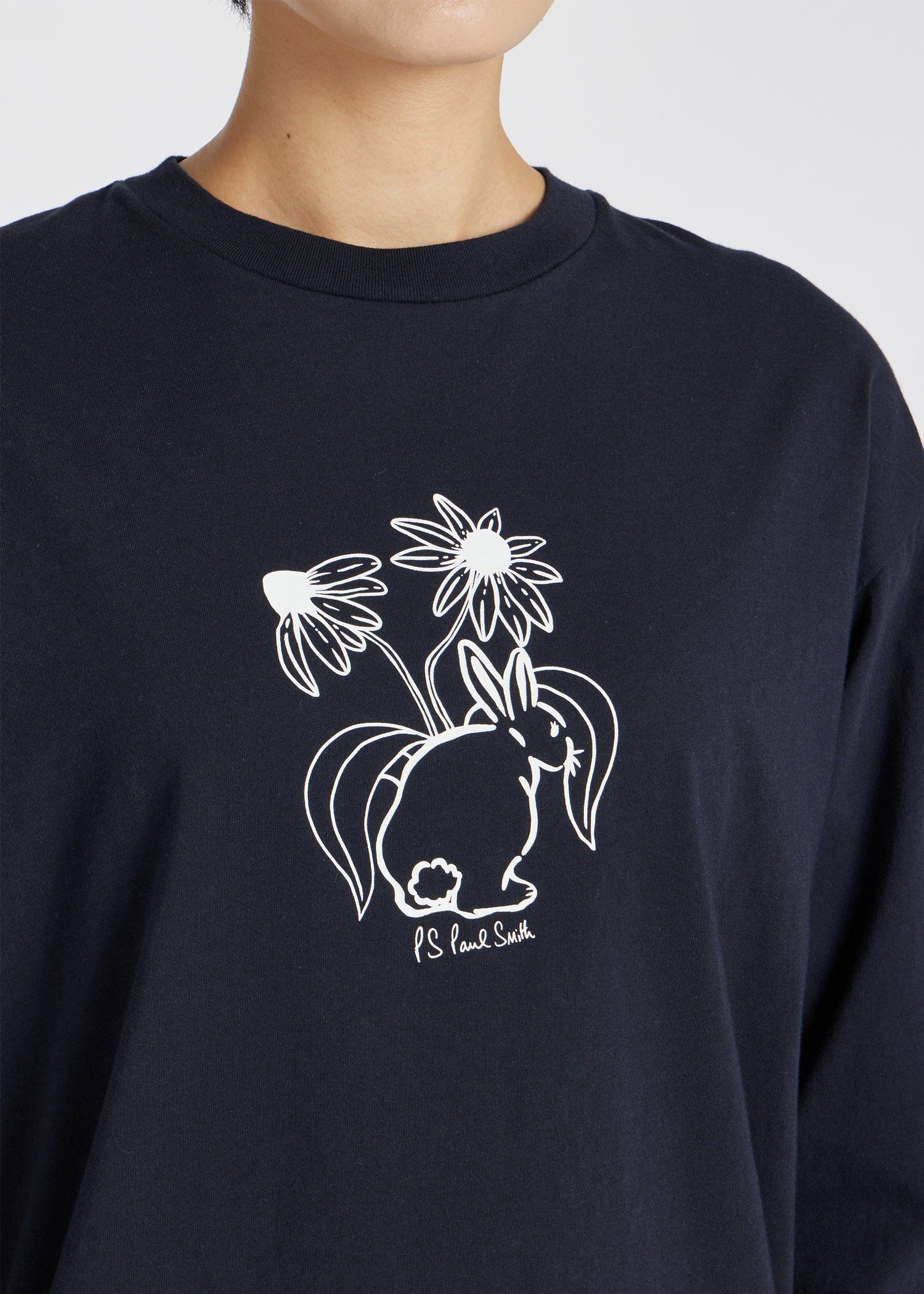 ウィメンズ "Daisy Bunny" 長袖Tシャツ