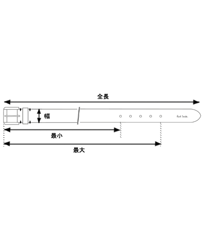 サイズの見方｜ポール・スミス